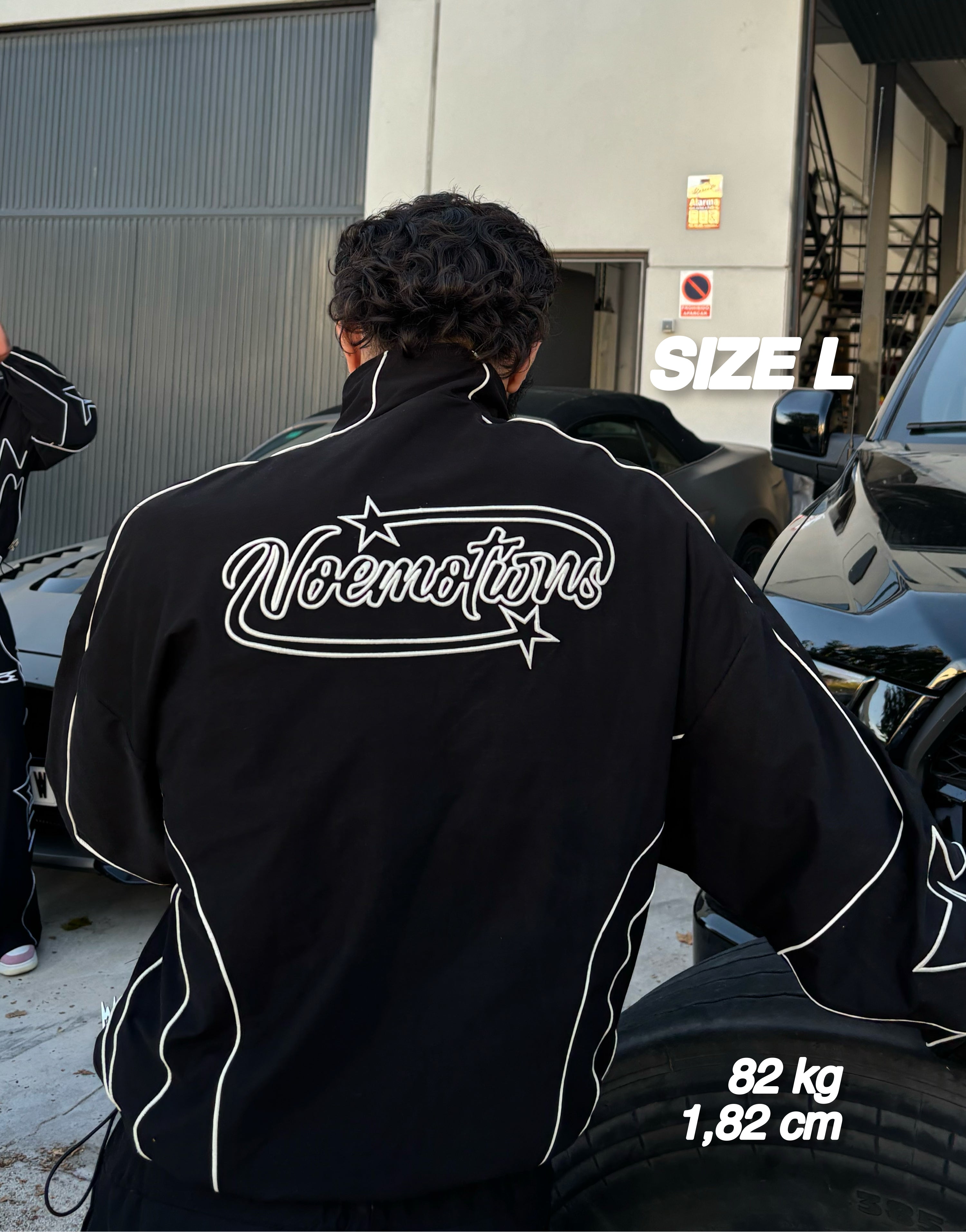 AURA TRACKSUIT TOP BLACK