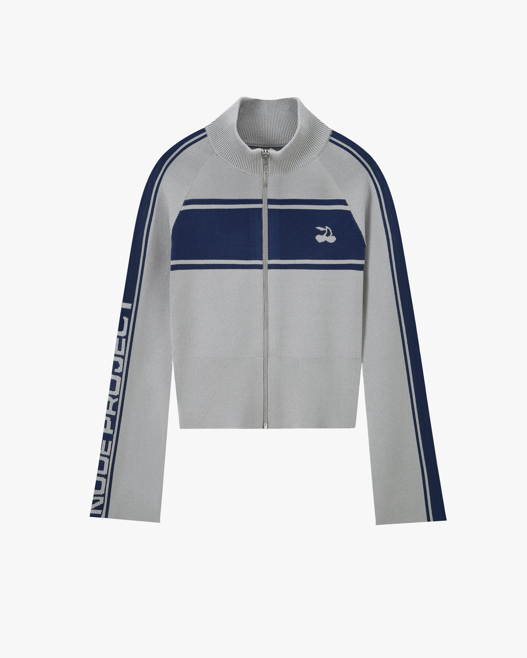 Katana Knit Zip-Up Grey