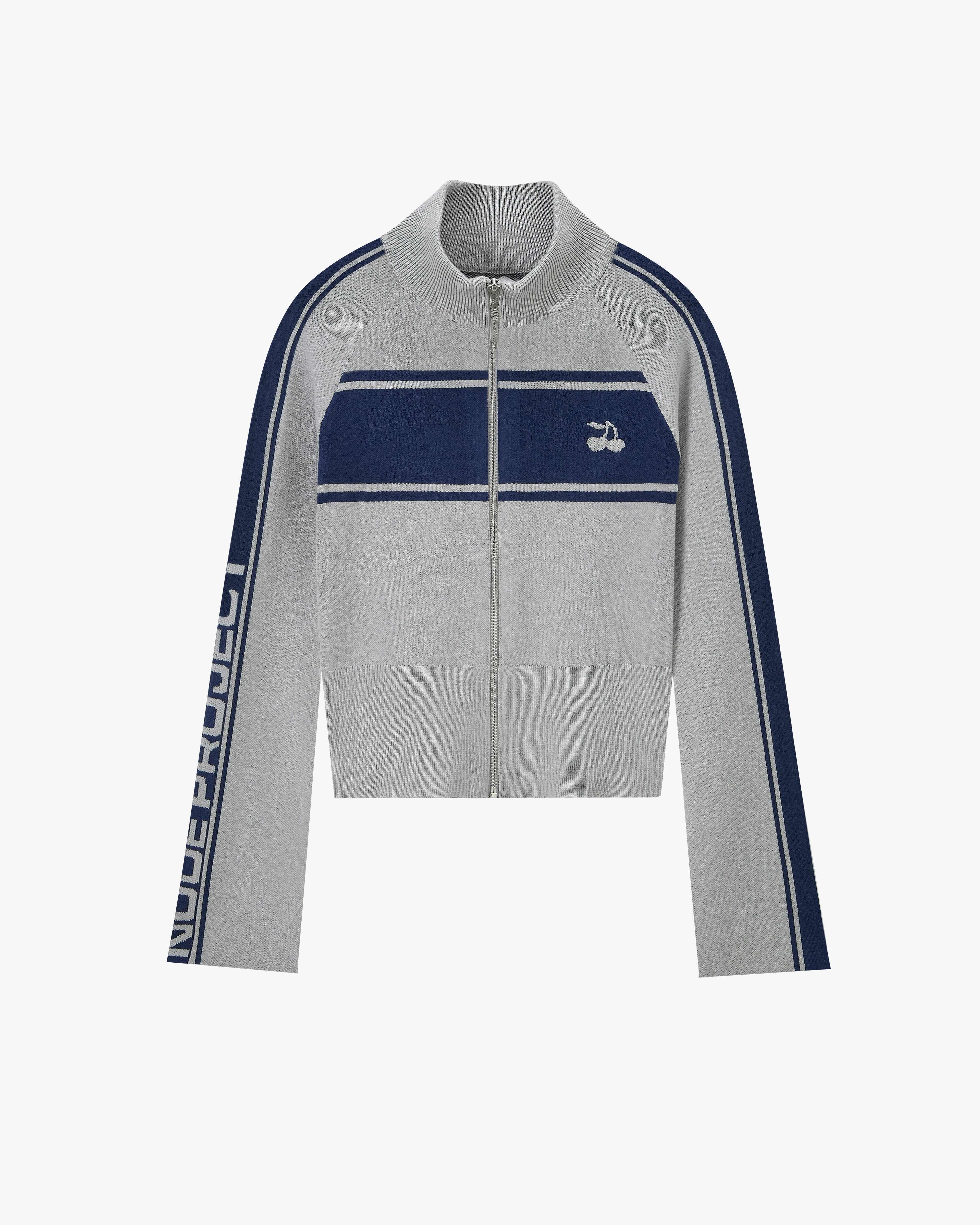 Katana Knit Zip-Up Grey