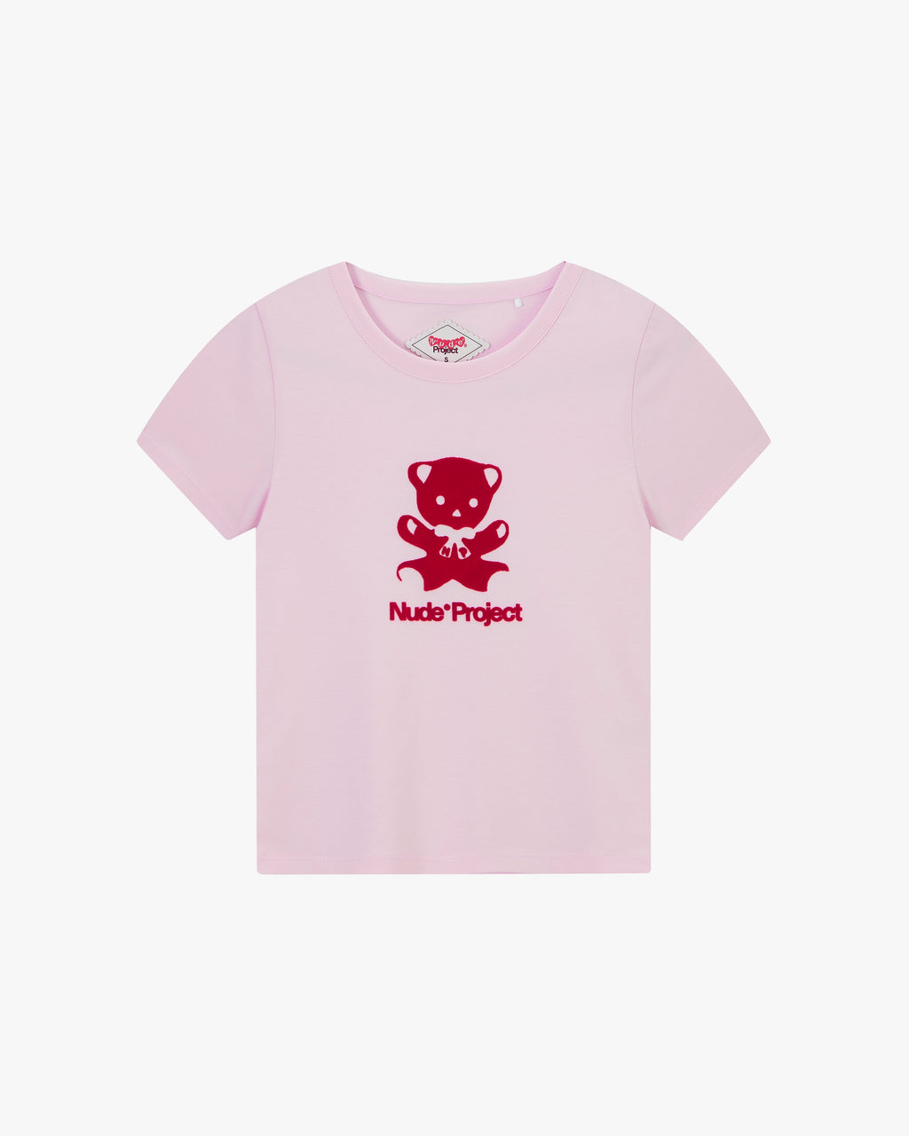 Bear Baby Tee Pink