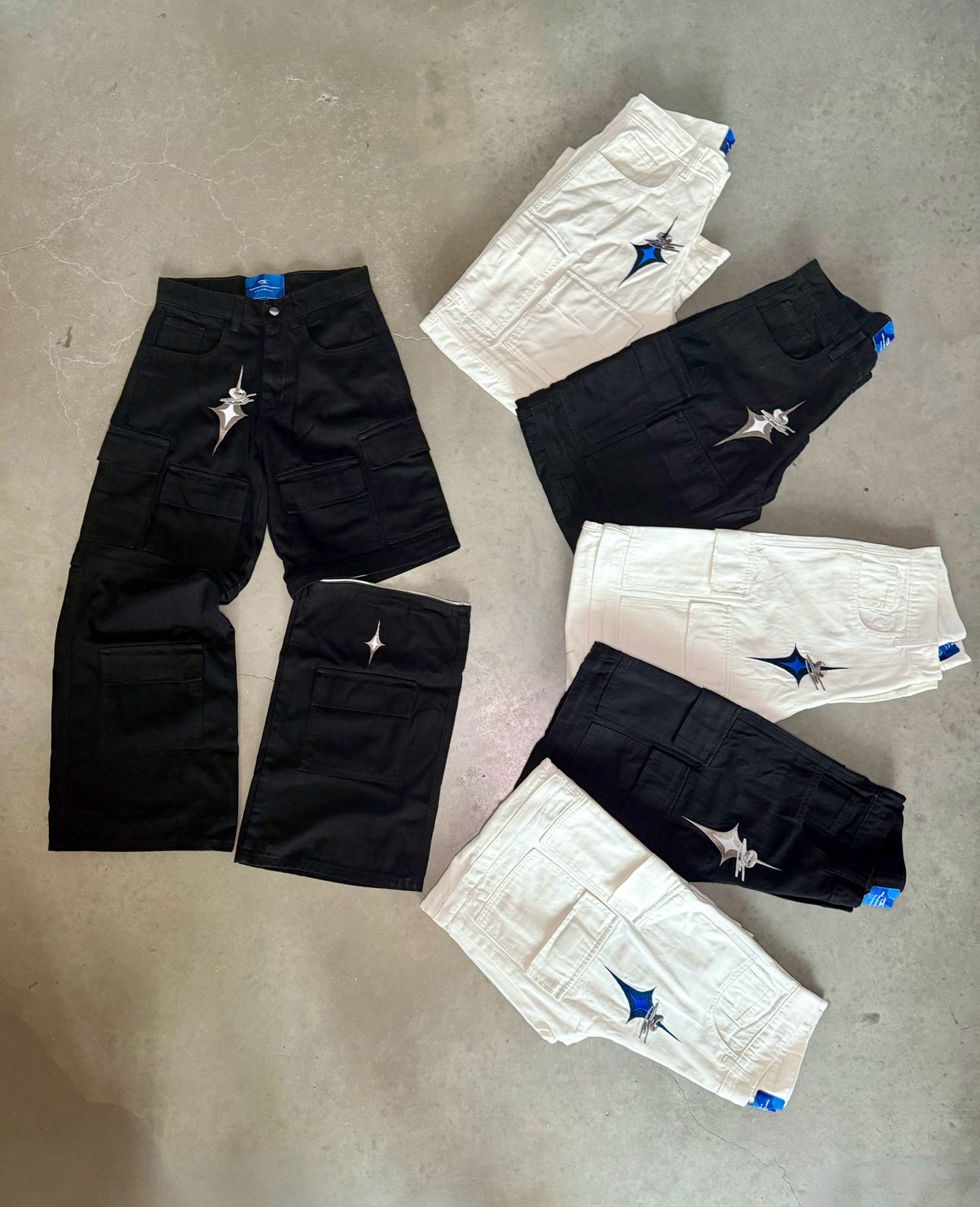 REMOVABLE STARPANTS BLACK