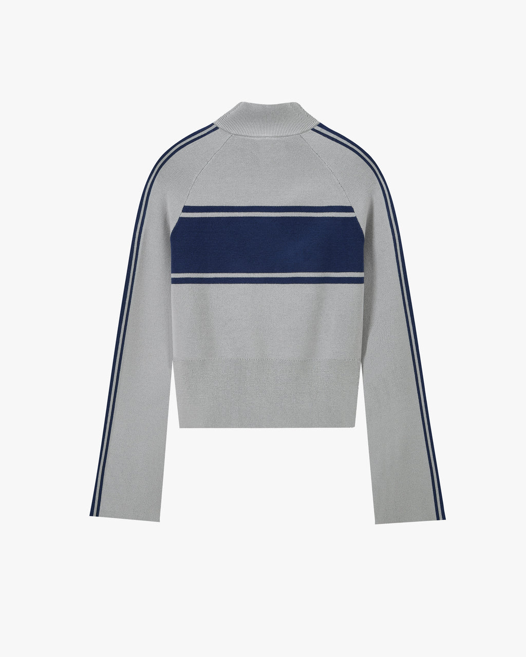 Katana Knit Zip-Up Grey