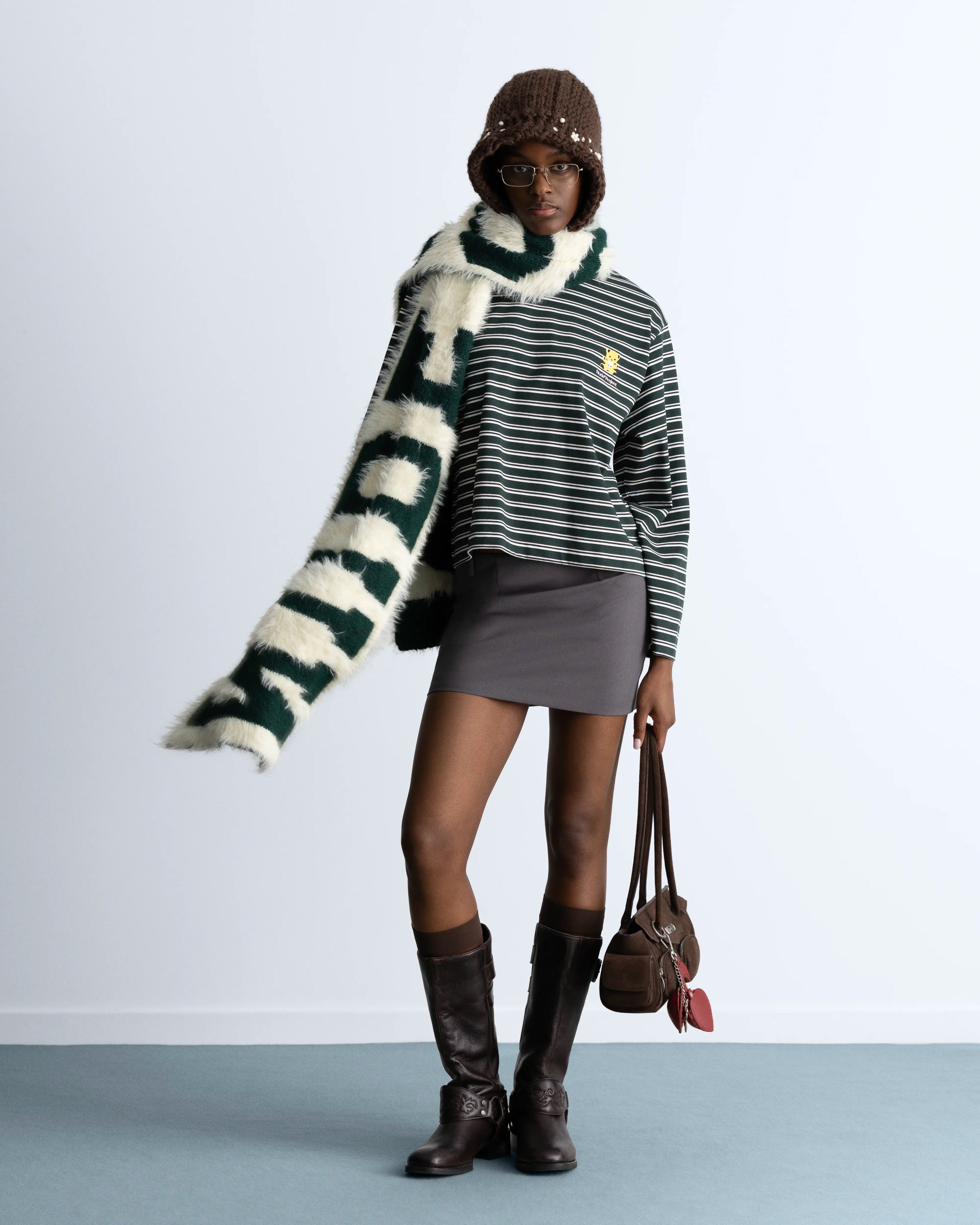 Bear Stripped Long-Sleeve Tee