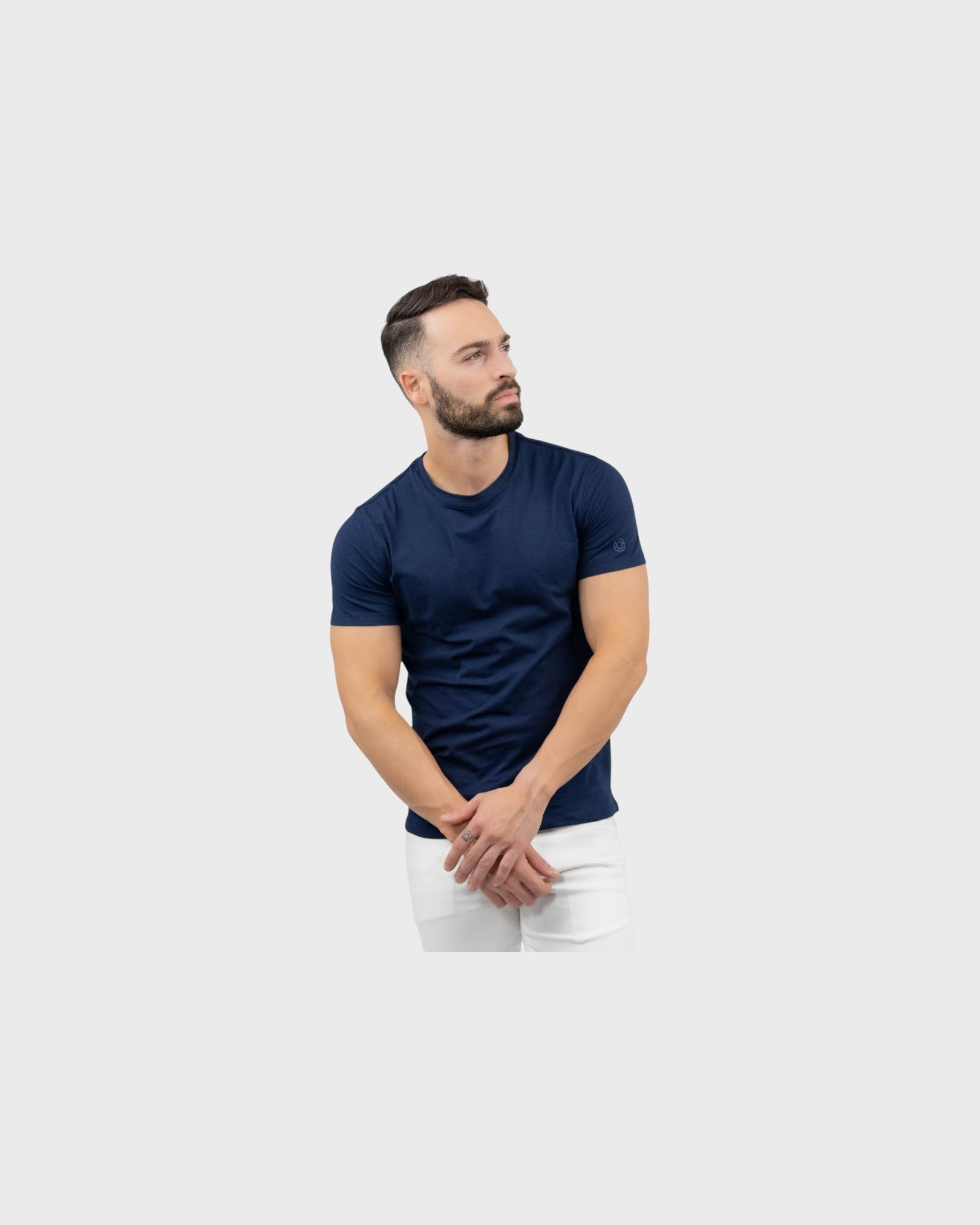Zafiro Classic T-shirt Crew Neck - Navy
