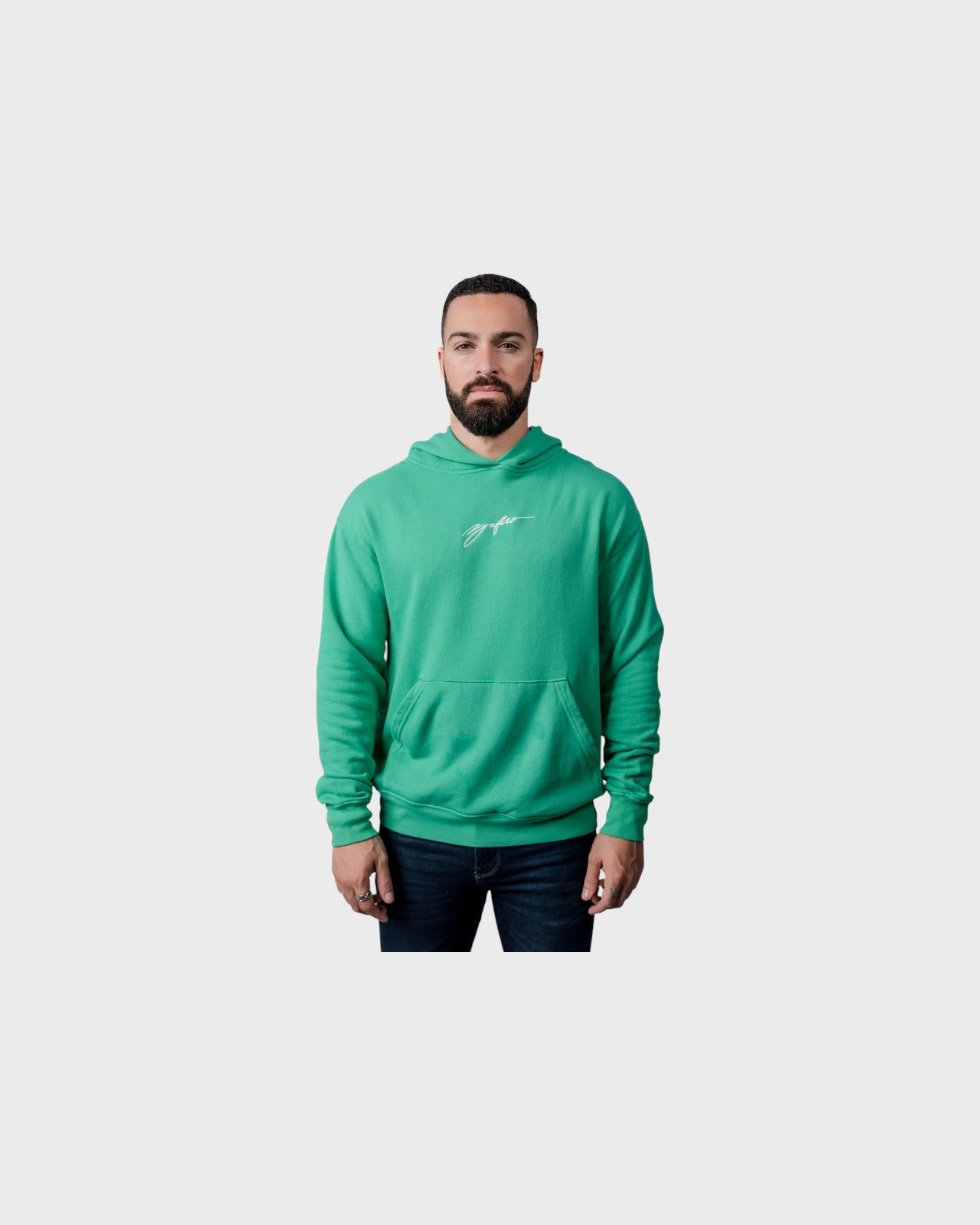 ZAFIRO SIGNATURE HOODIE - GREEN