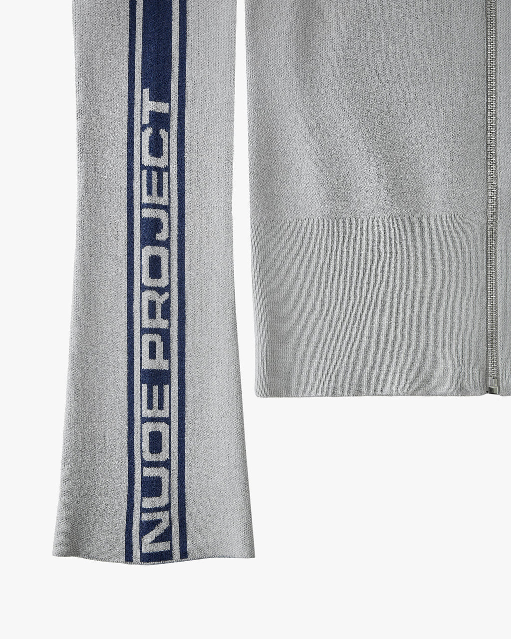 Katana Knit Zip-Up Grey