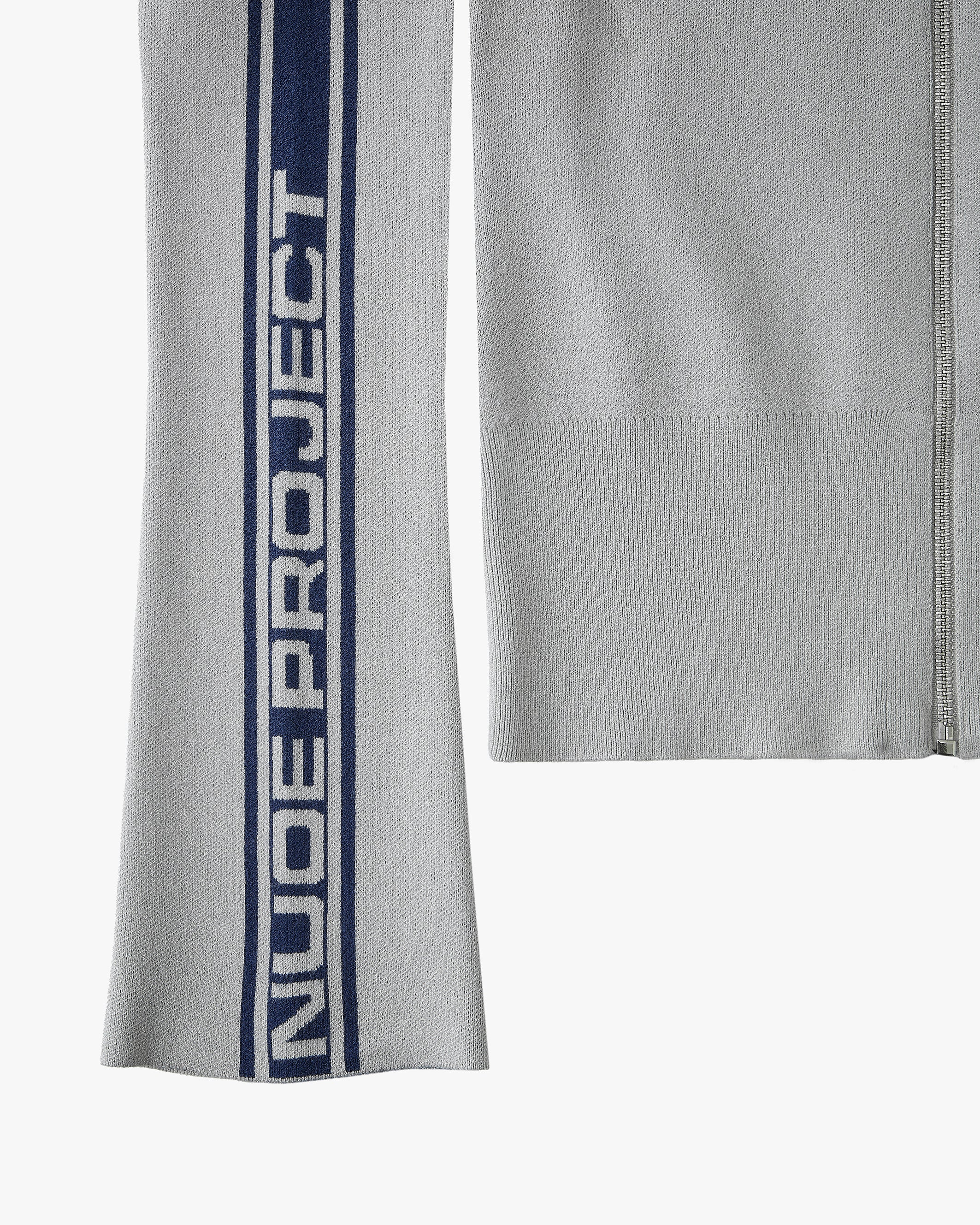 Katana Knit Zip-Up Grey