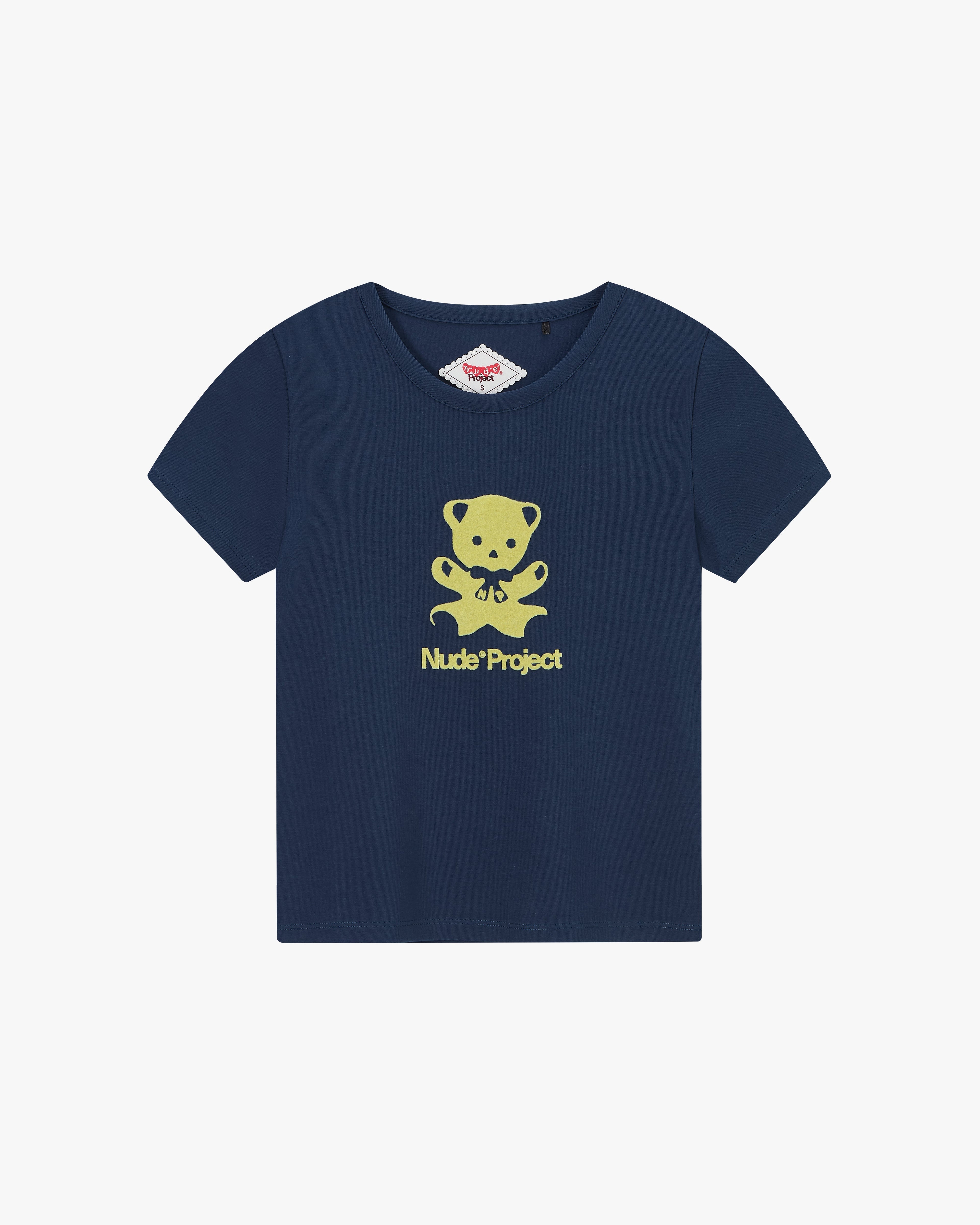 Bear Baby Tee Navy