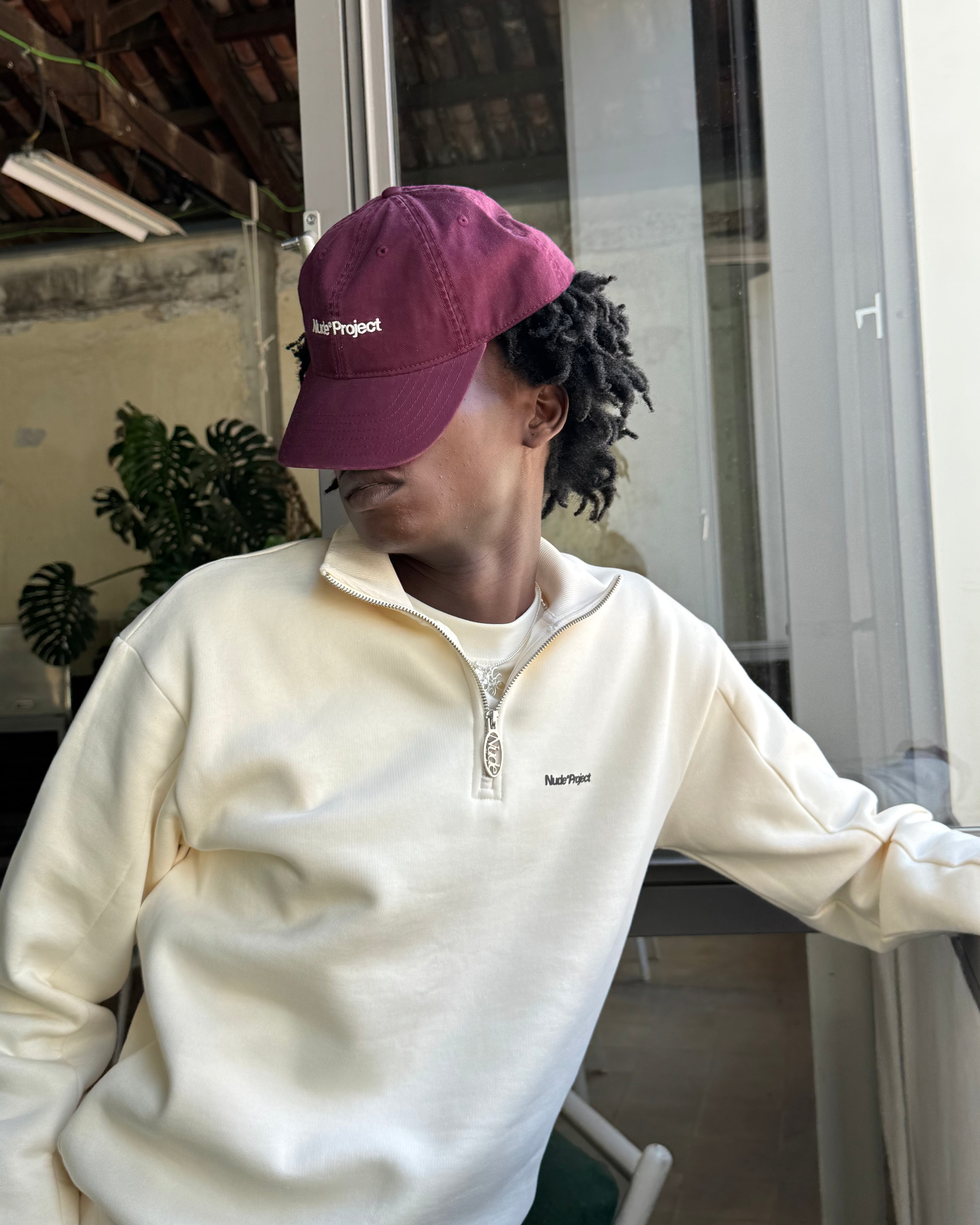 Origins Quarter-Zip Marshmallow